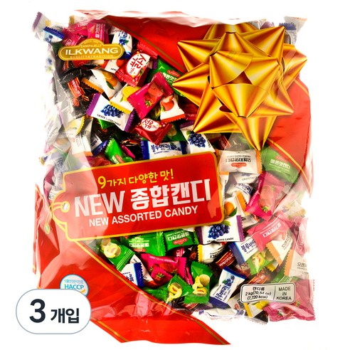 일광제과 뉴 종합캔디 9가지맛, 2kg, 1개