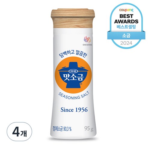 미원 맛소금, 95g, 4개