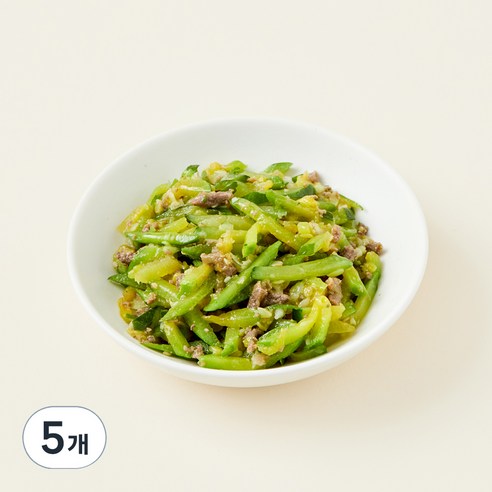 킨더가든 소고기 애호박볶음, 80g, 5개