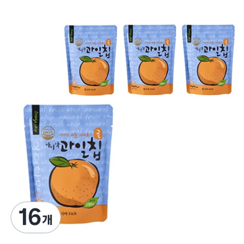 아비삭 과일칩, 14g(1개), 16개