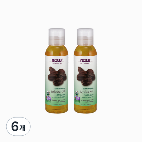 나우솔루션즈 퓨어 호호바 오일, 118ml, 6개