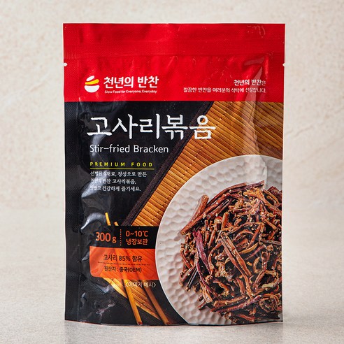 천년의반찬 고사리볶음, 300g, 1개