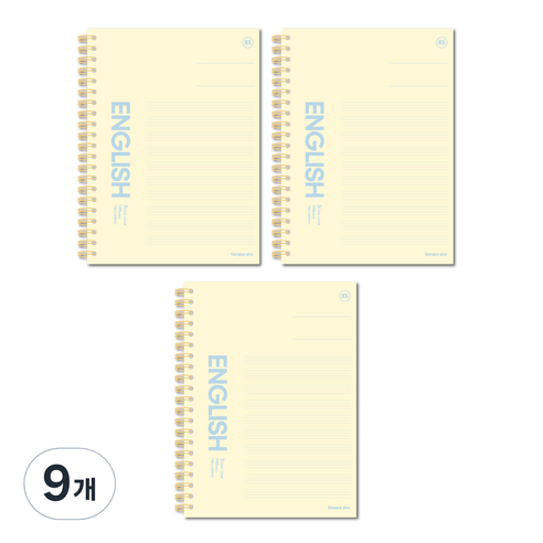 더오픈하우스 캠퍼스 플러스 유광엠보 영어노트 B5 23-7362, IVORY, 9개