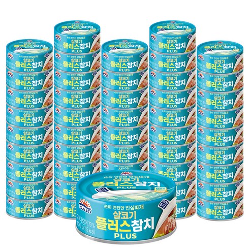 사조 살코기 플러스참치 100g, 3개