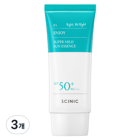 싸이닉 엔조이 슈퍼 마일드 선 에센스 SPF50+ PA++++, 50ml, 3개