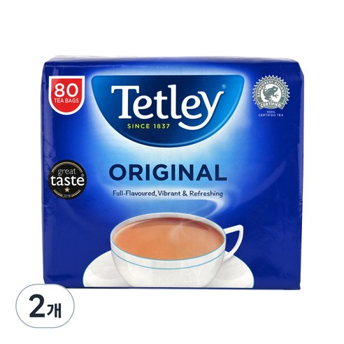 테틀리 오리지널 블랙티, 3.125g, 80개입, 2개