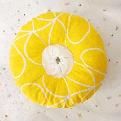 핑키펫 스노우 반려동물 도넛 쿠션 넥카라, YN04