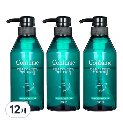 과일나라 컨퓸 하드 헤어젤, 400ml, 12개