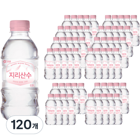 아워홈 지리산수 핑크, 330ml, 120개