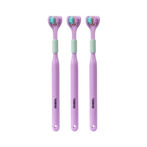 오픈스페이스 프리미엄 3면 칫솔 라벤다, 1개입, 3개