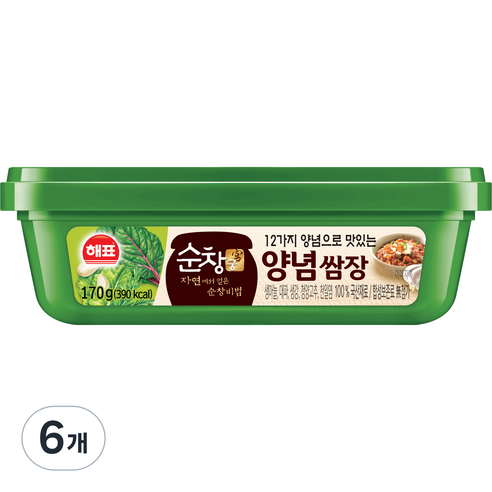 순창궁 12가지양념으로 맛있는 양념쌈장, 170g, 2개