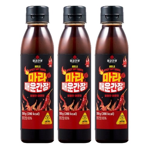 몽고간장 몽고식품 마라 매운간장, 350g, 3개