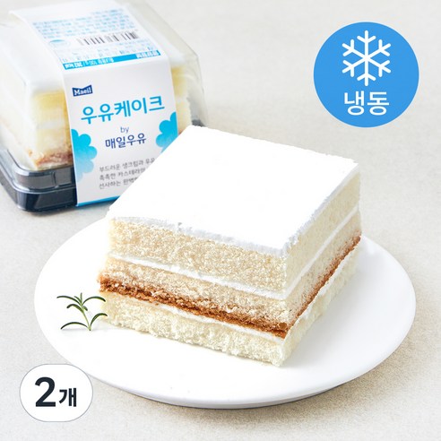 매일우유 우유 케이크 (냉동), 100g, 2개
