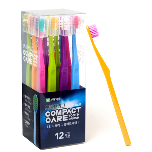 초미세모와 콤팩트 헤드로 구석구석 깨끗하게, 안티프라그 콤팩트케어 칫솔!