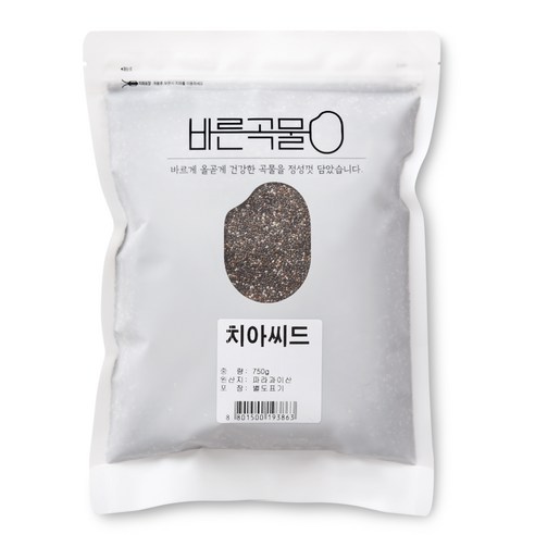 바른곡물 치아씨드, 750g, 1개