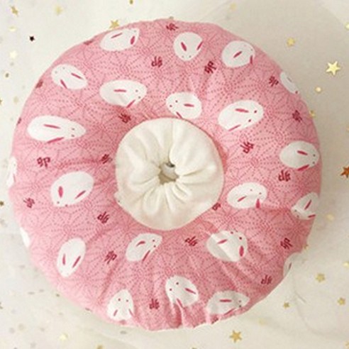 핑키펫 스노우 반려동물 도넛 쿠션 넥카라, YN11