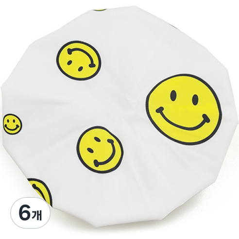 브렌스 프리미엄 냉온 얼음찜질주머니 SMILE, 6개