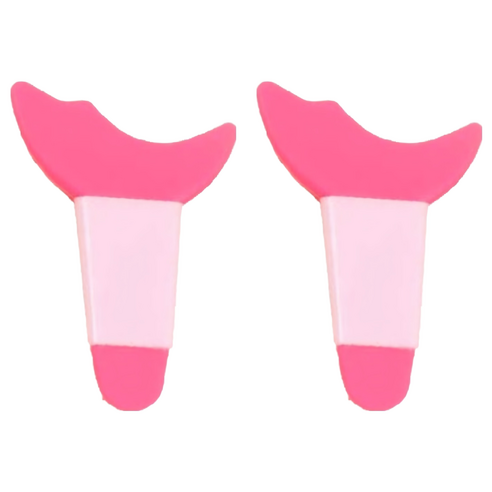 떼루와 아이라인 가이드 아이라이너 마스카라 실리콘 브러쉬, 2개, 랜덤발송