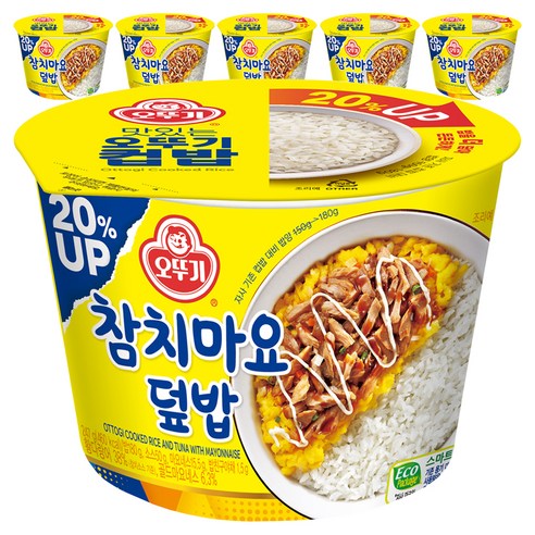 오뚜기 컵밥 참치마요덮밥, 247g, 6개 
면/통조림/가공식품