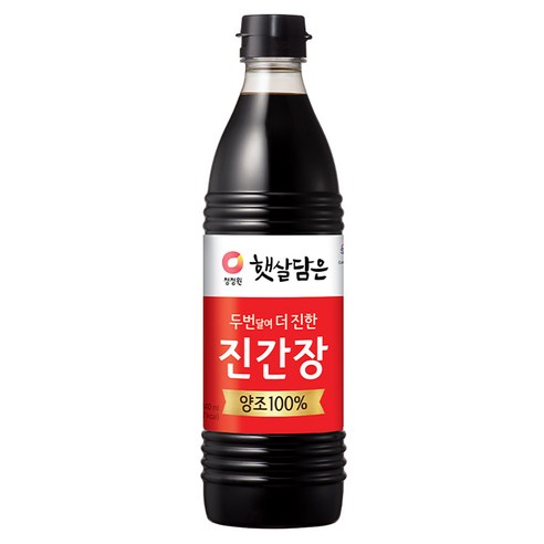 청정원 두번달여 더 진한 진간장, 840ml, 1개