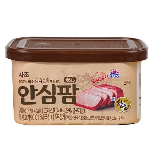 사조 안심팜 햄통조림 200g, 1개