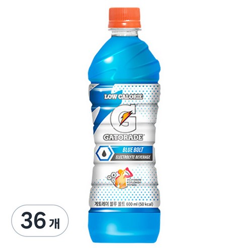 롯데칠성음료 게토레이 블루볼트, 600ml, 36개