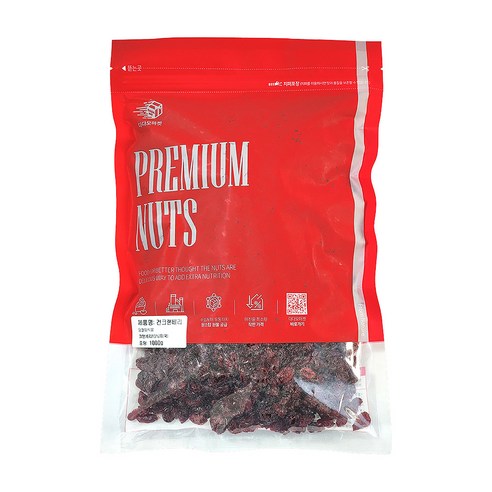 다다모마켓 건 크랜베리, 1kg, 1개