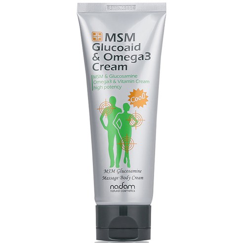 MSM 글루코이드 오메가3 크림, 1개, 120ml