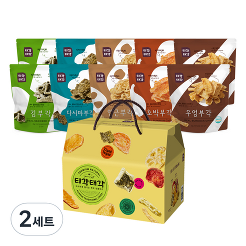 티각태각 부각 5종 x 2p 선물세트 2호, 300g, 2세트