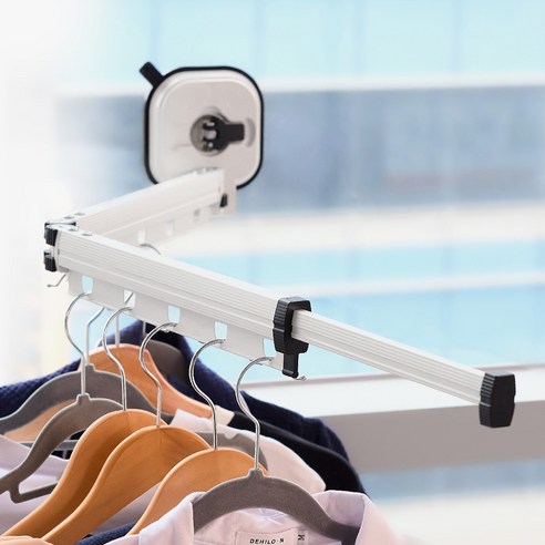 공간 효율과 강력한 흡착력, 노멀라이프 접이식 빨래 건조대 리뷰 무타공빨래건조대