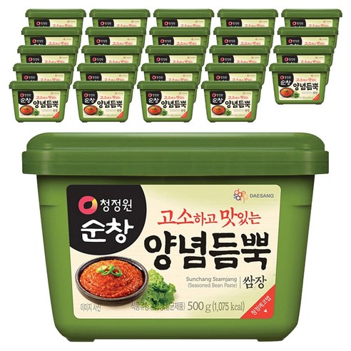 청정원순창 양념듬뿍 쌈장, 500g, 25개