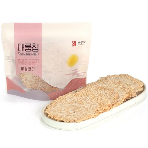 작월담 대룽칩 찹쌀현미 누룽지, 180g, 3개