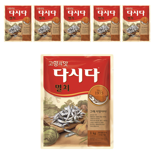 멸치 다시다, 1kg, 6개