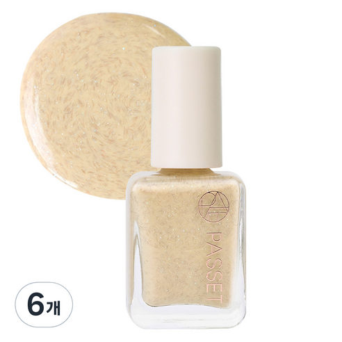 파셋 셀럽 네일컬러 폴리쉬 매니큐어, 86 앙고라크림옐로우, 7ml, 6개