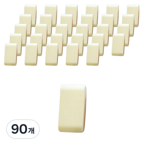 스펀지팝 하이드로 스펀지 대용량, 노랑, 90개