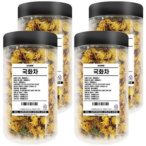 고미네 국화차 통, 30g, 4개, 1개입