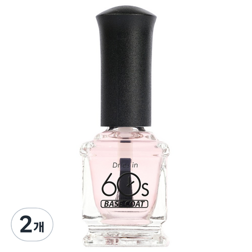 위드샨 60초 네일라커 베이스코트, 15ml, 2개