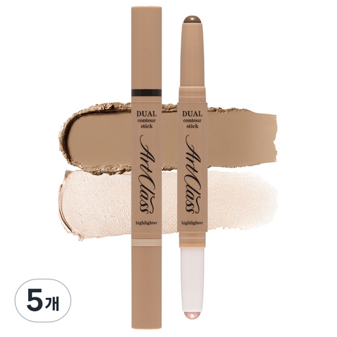 투쿨포스쿨 듀얼 컨투어 스틱, 웜 듀오, 5개