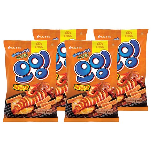롯데웰푸드 오잉, 151g, 4개