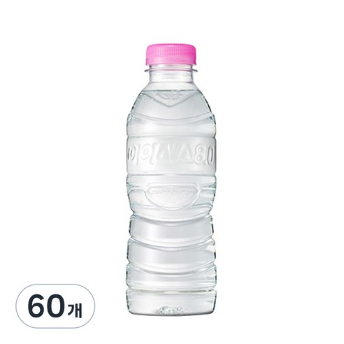 아이시스 8.0 무라벨 ECO 생수, 300ml, 60개