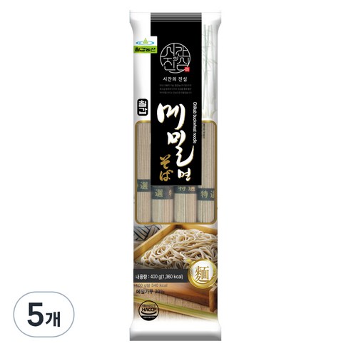 칠갑 메밀면, 400g, 5개