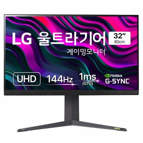 LG전자 4K UHD 울트라기어 게이밍 모니터 방문설치, 80cm, 32GR93U