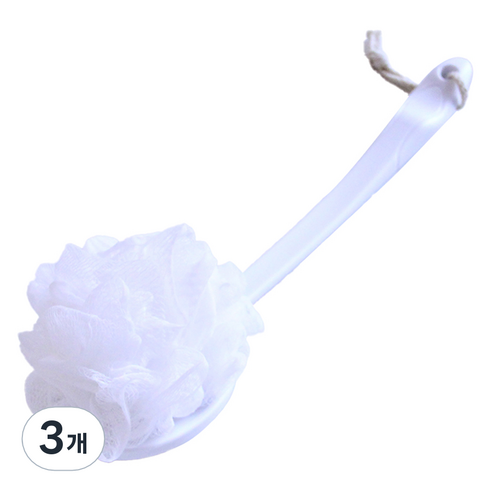버블 바디브러쉬, 화이트, 1개입, 3개