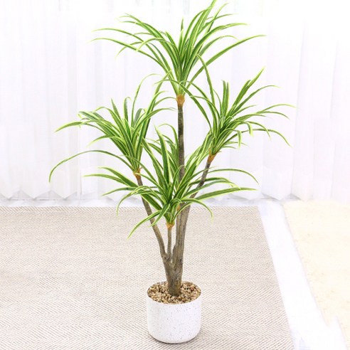 다우에프앤지 인조목 조화나무 유카 90cm + 포트 세트, 믹스, 1개