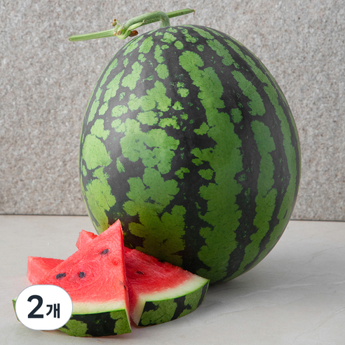 곰곰 유명산지 11.5 brix 수박, 5kg 미만, 2개