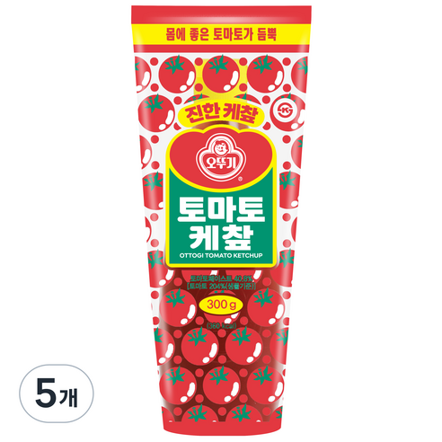 오뚜기 토마토 케챂, 300g, 5개
