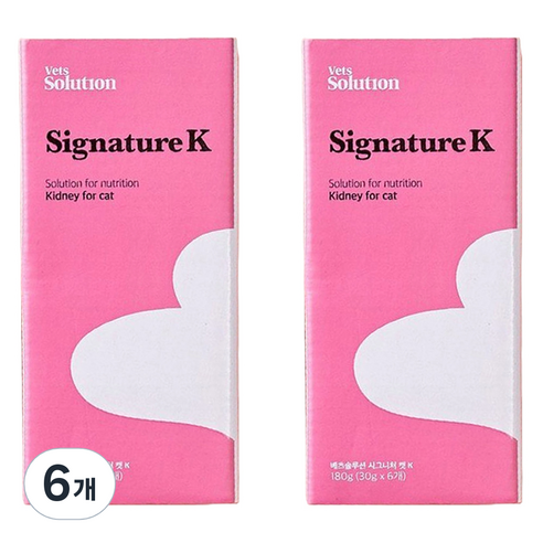 베츠솔루션 고양이 시그니쳐캔 K 6p, 신장, 6개