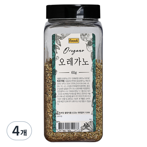 ADDCOOK 오레가노, 60g, 4개