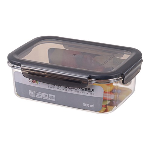 코멧 BPA 프리 클리어 밀폐용기 10조 세트: 음식 신선도 유지와 효율적인 주방 정리