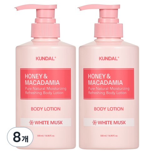 쿤달 퓨어 바디로션 화이트머스크향, 500ml, 1개